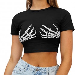 iskelet el baskılı Crop